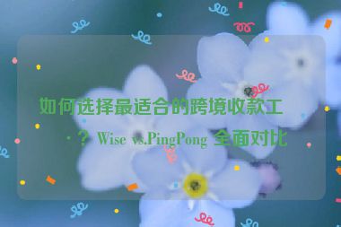 如何選擇最適合的跨境收款工具？Wise vs.PingPong 全面對(duì)比