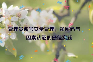 管理員賬號安全管理，強密碼與雙因素認證的最佳實踐