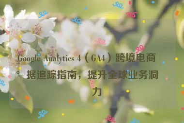 Google Analytics 4（GA4）跨境電商數(shù)據(jù)追蹤指南，提升全球業(yè)務(wù)洞察力