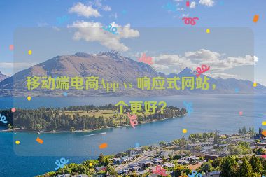 移動(dòng)端電商App vs 響應(yīng)式網(wǎng)站，哪個(gè)更好？