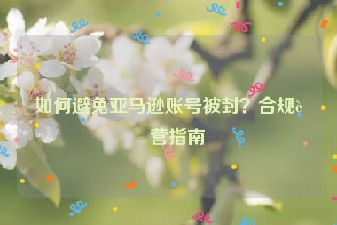 如何避免亞馬遜賬號被封？合規(guī)運營指南