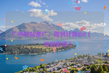 廣州網(wǎng)站推廣，如何計算ROI（投資回報率）